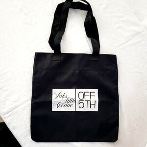 Saks Fifth Avenue OFF 5TH Black Tote Bag